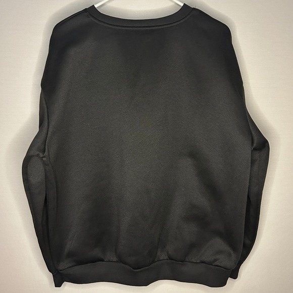 Shein Curve Black Christmas Squirrel Reindeer Lights Crew Sweatshirt Womens 1XL - Picture 5 of 6